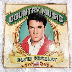 ELVIS PRESLEY Vintage Vinyl Record w/ Cover - Country Music 1981 - STW-106